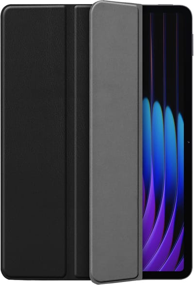 Cazy tablet Hoes geschikt voor Xiaomi Pad 8 / Pad 8 Pro / Pad 7 / Pad 7 Pro - TriFold Bookcase - Zwart
