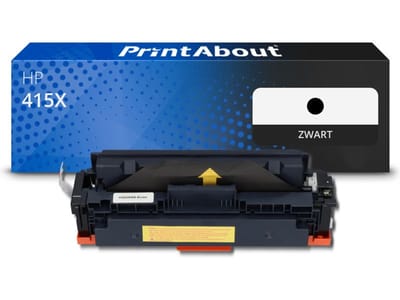 PrintAbout huismerk Toner 415X (W2030X) Zwart Hoge capaciteit Geschikt voor HP