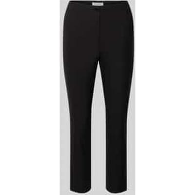 slim fit stoffen broek in verkorte pasvorm