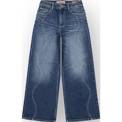 Meisjes Extra Wide Leg Jeans Cita Seam