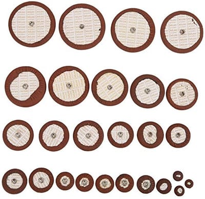 Dailygoods- Saxofoon Pads Hoogwaardig Lamsvachtmateriaal - 26 Stuks - Geschikt voor Altsaxofoons - Diverse Maten - Lange Levensduur - Eenvoudig te Vervangen