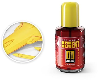 AMMO by Mig Jimenez Hobbylijm - MIG 2046 Red Magma Cement - Lijm - 30ml Lijm
