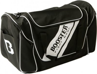 Booster Fight Gear Sporttas – Team Duffel Bag – Ruime Trainingstas voor Boksen, Kickboksen, MMA & Fitness – Zwart/Wit