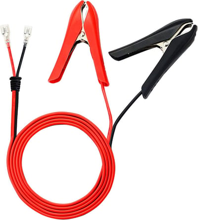 Verlengkabel met Accuklemmen 1.8m 18 AWG voor 12V en 24V
