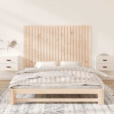 vidaXL - Wandhoofdbord - 147x3x90 - cm - massief - grenenhout