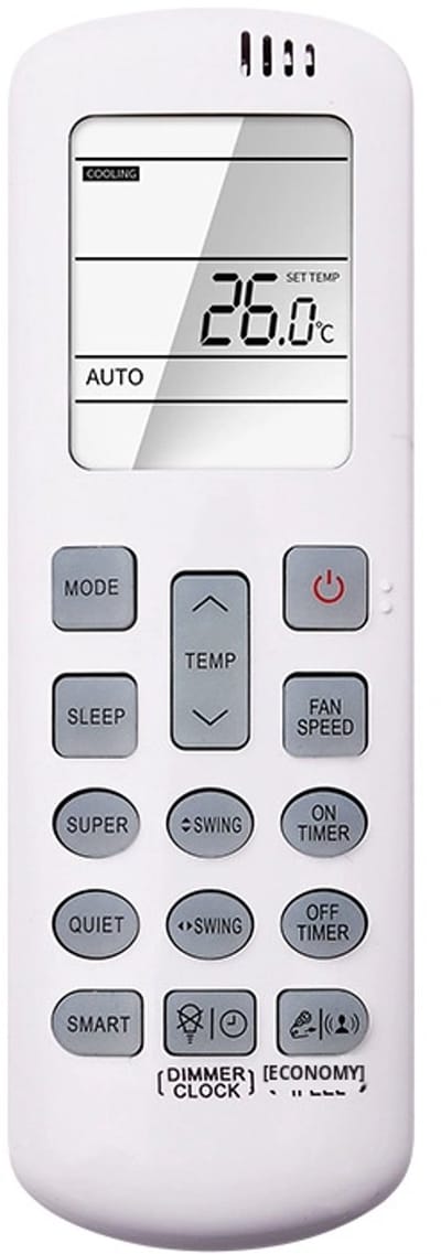 Universele Hisense airco afstandsbediening – Remote Voor DG11R201 en Meerdere Modellen – Werkt direct