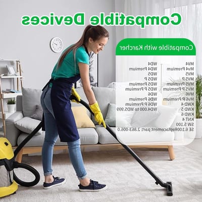 Non-Woven Stofzuigerzakken, 12 Stuks Geschikt voor Wet en Dry Stofzuigers, Filteraccessoires en Onderdelen voor Efficiënt Stofzuigen