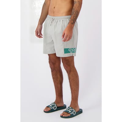 Black Bananas Commander Swimshorts Grey Maat: XS | Zwembroeken Outlet | Heren | Grijs