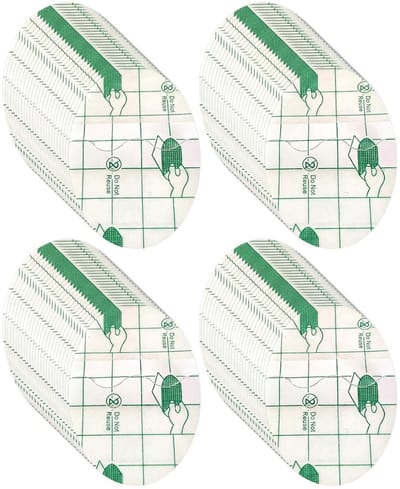 Dailygoods- Oorpleisters Waterdicht - Oorbescherming - Wegwerpoorpatches - Huidvriendelijk - 100 Stuks - Transparant - Oorstickers