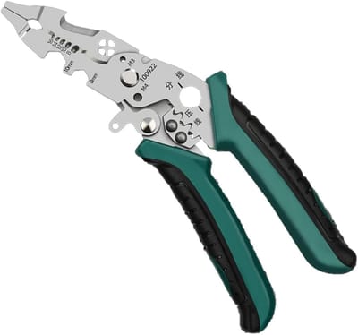 Multifunctionele draadstripper - Krimptang kabelknipper - Elektrisch werk verbeteren - Innovatief elleboogontwerp - Tot 215 cm - Zwart
