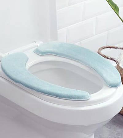 Dikke Wasbare Toiletbrilhoes - Zachte Warmer WC-Bril Cover Pads