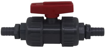 Allecto - PVC-kogelklep - Kogelklep voor zwembad - 12 16 25 32 40 50mm - Geschikt voor zwembadpomp - Hoogwaardige PVC-klep - Eenvoudige installatie