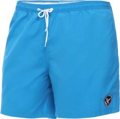 Ladeheid LA-LA40-128-SWS Heren Zwembroek - Zwemshorts - met zijzakken en achterzak - sneldrogend - met binnenslip van mesh - Koordsluiting - Polyester - Lichtblauw - S