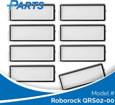 Roborock QRS02-00 Filters (8 Stuks, Plus.Parts® alternatief voor 8.02.0296)