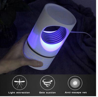 HD Shop Muggenvanger - Insectenlamp - mosquito killer - stil - uv lamp - 5m bereik - geen last van vliegen of muggen