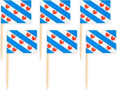 50x Cocktailprikkers Friesland - Hapjes Cocktail Tapas Zomer Terras