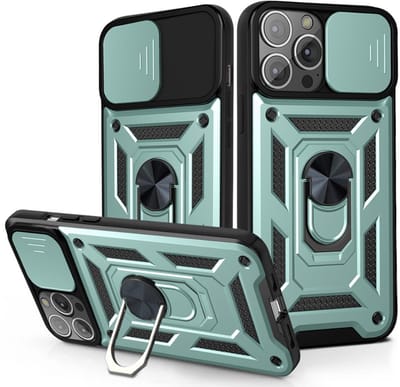 Hoesje geschikt voor Samsung Galaxy S26 - Backcover - Rugged Armor - Camerabescherming - Extra valbescherming - TPU - Groen