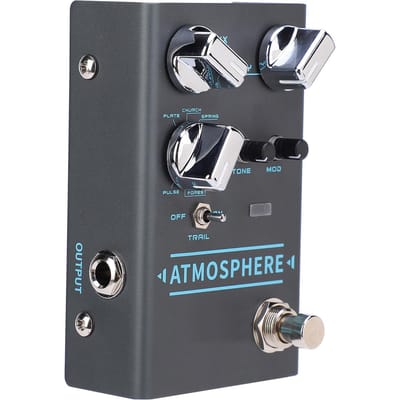 Reverb Effect Pedaal Gitaar 9 Digitale Ambiance Bypass Muziekinstrument Accessoires R4 black