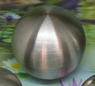 AKASHA RVS ontstoor bol mat 10 cm