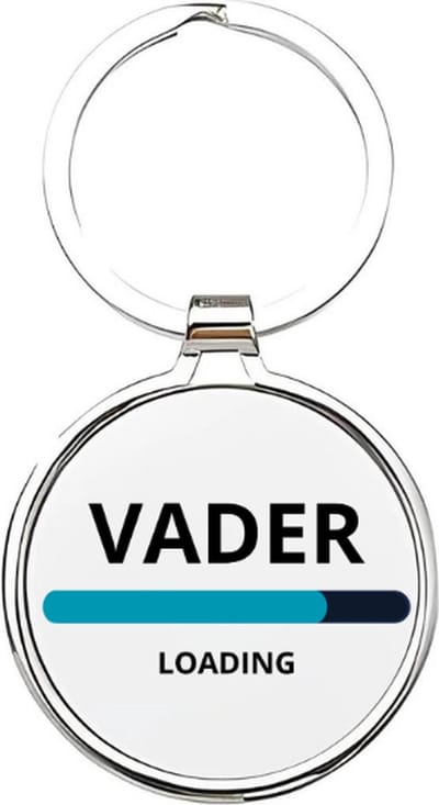 Akyol - vader loading Sleutelhanger - Vader - de leukste vader - vader sleutelhanger - papa sleutelhanger - sleutelhanger papa - familie sleutelhanger - vaderdag cadeautje - papa cadeau - dad - stiefvader - schoonvader - fathersday - 4 x 7,5 CM