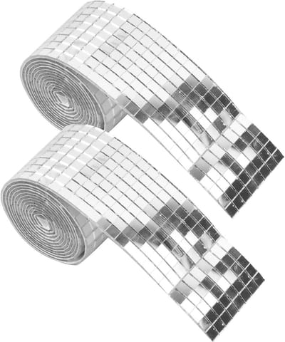 3200 Stuks Spiegel Mozaïek Tegels, Zelfklevende Mini Spiegeltegels voor DIY Creaties, Decoratieve Wandversiering en Kunstprojecten