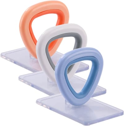 Toiletdeksellifter - Badkamer accessoires - toiletbril lifter - 3 stuks - Toiletdeksel lifter - toiletdeksellifter - toilet bril lifter - Toilet deksel lifter - WC bril handvat - WC bril lifter - toiletbrillifter - Wit + blauw + oranje