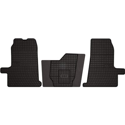 Wielganizator SolidPRO - Auto Rubbermatten - Ford Transit V (2000-2013) - Zwart - Aangepast