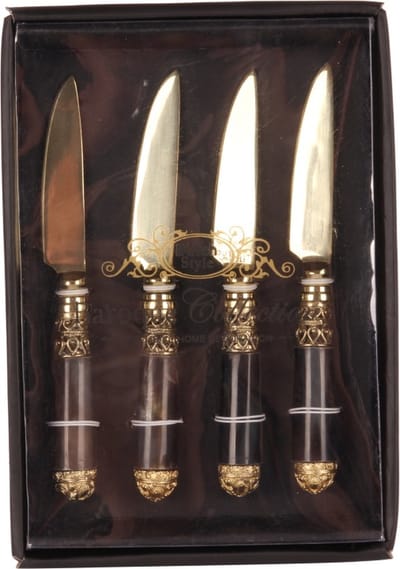 Baroque - Kaasmes - Tafelgerei RVS kaasmesjes koper - 23x16x4.5 - Brass