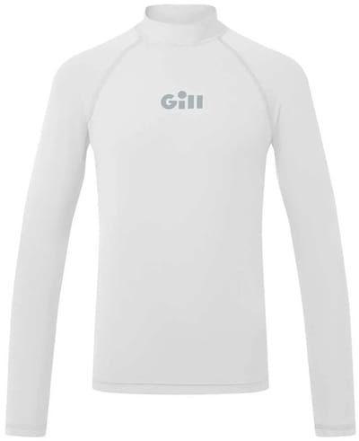 Gill Zenzero Rash Guard Met Lange Mouwen Wit 10-11 Years Kinderen