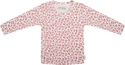 Little Indians Wikkelvestje Baby lange mouwen | Leopard Rose