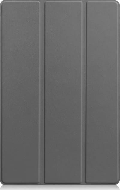 Hoesje - Geschikt voor Lenovo Tab P11 Plus - Dun & Stevig - Trifold Bookcase - Hard Cover - Hardcover Book Case - Tablet Hoes - Grijs