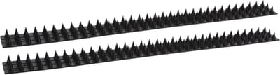 Antiklimstrips tegen inbraak / katten / vogels - 30 meter (60x stuks van 50 cm) - zwart - Vogelpinnen / kattenpinnen - Hekpunten
