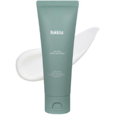 ROKKISS Crème Hydratante à l'Arbre à Thé 100ml – Hydratation Légère & Soin Apaisant pour Peaux Grasses | Soins de la Peau Coréens gray