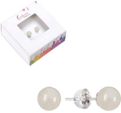 Oorbellen Maansteen 6 mm