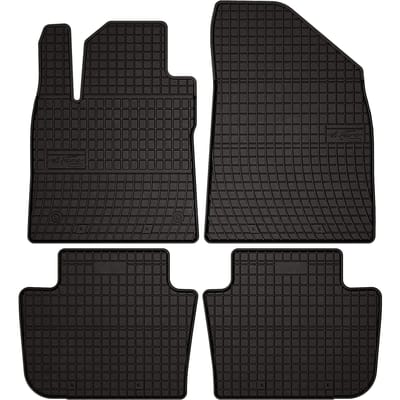 Wielganizator SolidPRO - Rubber Autovloermatten - Zwart - Op Maat - MG 4 Hatchback (2022-) - Met Versterkte Pedalen