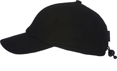 Hatland - Baseball cap voor heren - Lenox - Zwart - maat S/M (56CM)