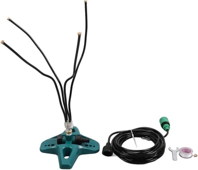 Mistkoelsysteem voor Buiten - 8M Spray Mist Set, Nebulizers voor Dieren en Tuinverkoeling, Ideaal voor Warme Dagen