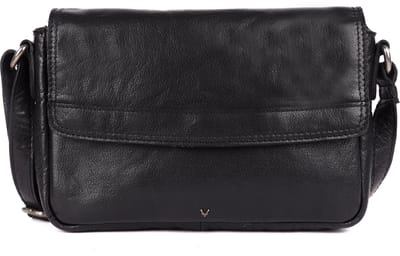 Echt Leren Crossbody Slingtas voor Dames – Trendy Casual Tas met Verstelbare Schouderriem