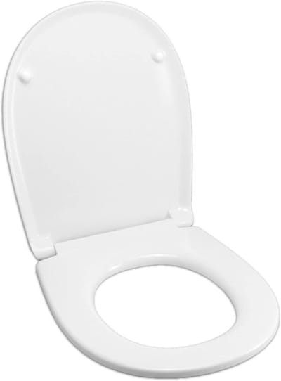 Toiletbril - WC-bril - Badkamer Hygiëne - Thermohars Materiaal - Normale Sluiting - Wit