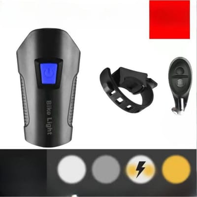Intelligente elektrische displaycodemeter voor fietsverlichting, luidsprekerverlichting, USB oplaadbare mountainbike-nachtrijkoplampen, buitenzaklamp