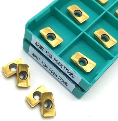 Hardmetalen Draaibankgereedschappen - Wisselplaten Frezen - Metaalbewerking - Voor Staal Gietijzer - 10 Stuks - Zilver