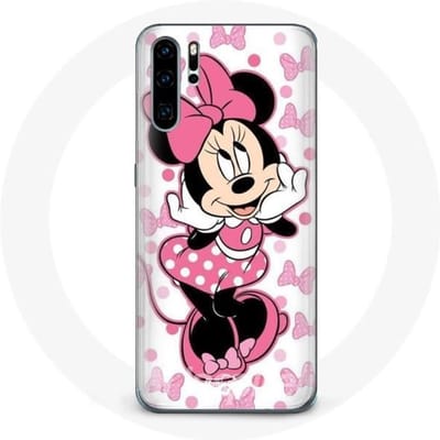 Coque pour Huawei P30 Minnie Mouse Dessin animé mignon rose