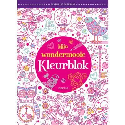 Mijn wondermooie kleurblok Kleurboeken