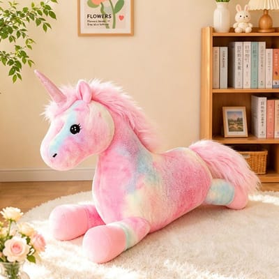 70cm Cartoon Leuke Regenboog Eenhoorn Pluche Pop Kussen Zacht Eenhoorn Dier Knuffel Huisdecoratie Cadeau Voor Meisjes Kinderen about 70cm white