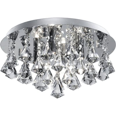 Searchlight Plafondlamp Hanna 35 cm chroom
