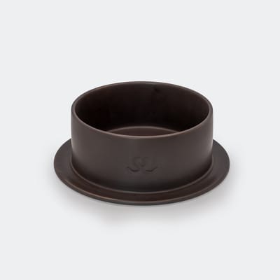 Voerbak chocolate M - Voerbak hond - Drinkbak hond - Voerbak hond keramiek - Waterbak hond - Eetbak hond - Dog bowl - Voederbak hond - Voerbak - Trimmi