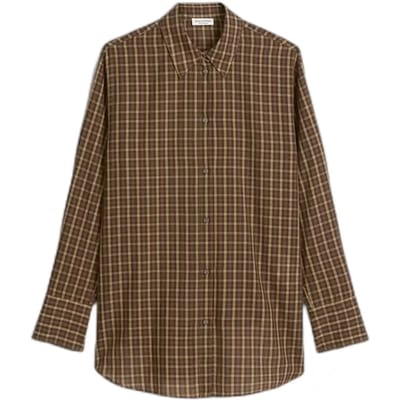 Oversized blouse met ruitpatroon voor dames Marc O'Polo