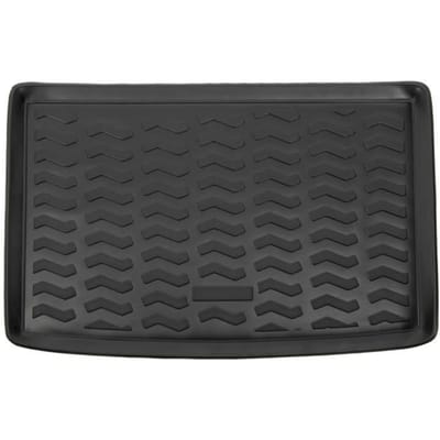 J&J AUTOMOTIVE | Tapis De Coffre Caoutchouc Premium Pour Volkswagen Polo 5 6R 3 / 5P. Berlina 2009-2017 noir
