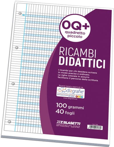 Blasetti 7436 schrijfblok & schrift A4 40 vel Blauw, Wit