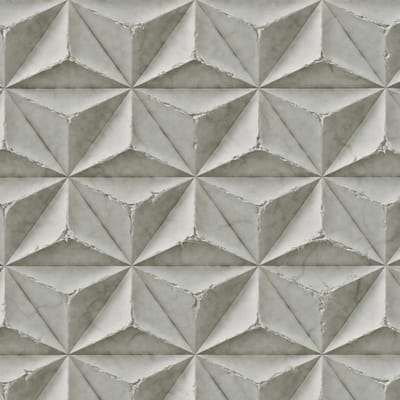 3D behang Profhome 397001-GU vliesbehang hardvinyl warmdruk in reliëf licht gestructureerd in betonlook mat grijs wit 5,33 m2